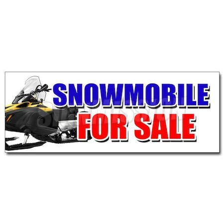 Signmission SNOWMOBILE FOR SALE DECAL sticker snowmachine all brands financing sale, D-12 Snowmobile For Sale D-12 Snowmobile For Sale